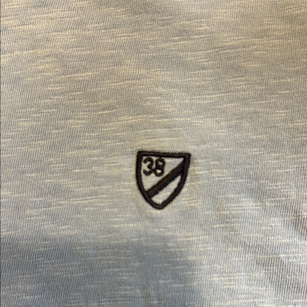 Daniel Cremieux Gray and Blue Relaxed Boxy T-Shirt - Picture 4 of 4